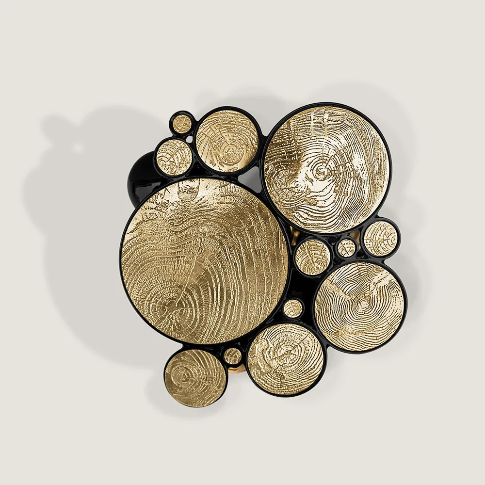 Bubble Boca Gold Side Table