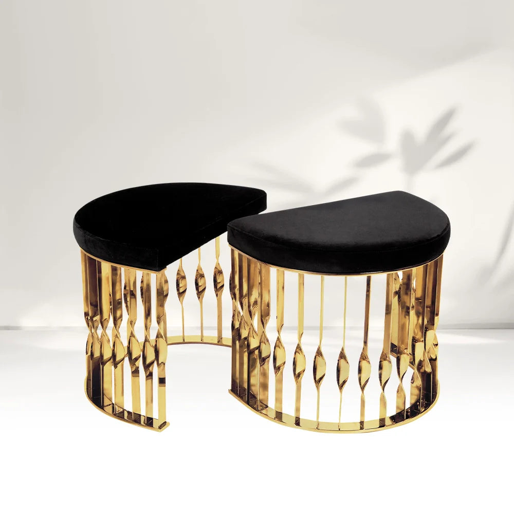 Princess's Crown Gold Bar Stools