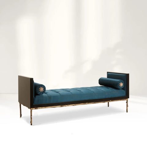 Prive Velvet Daybed & Reclining Sofa