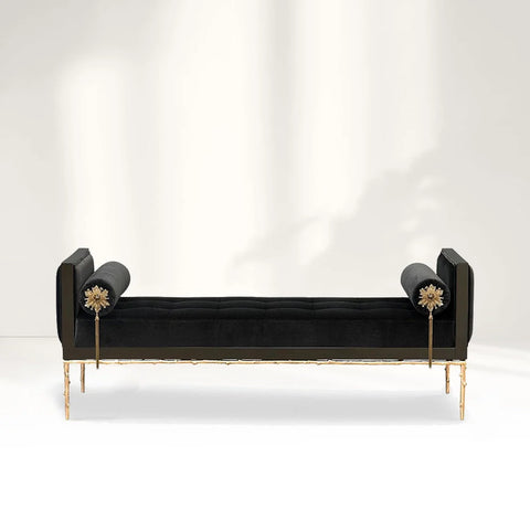 Prive Velvet Daybed & Reclining Sofa