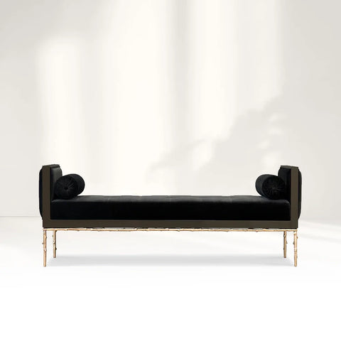 Prive Velvet Daybed & Reclining Sofa