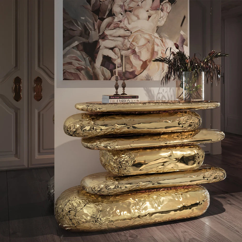 Sand Dunes Marble Console Table