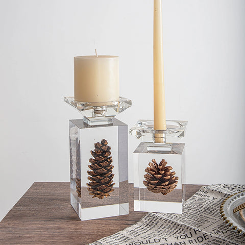 Tree Branches Acrylic Candleholder