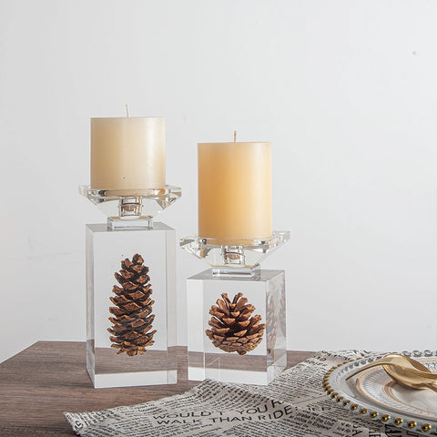 Tree Branches Acrylic Candleholder