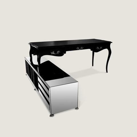 Virtuou Contemporary Writing Desk Hutch