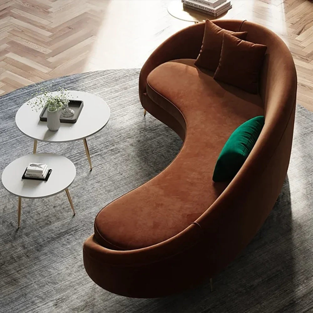 WANDO Curved Modern Sofa