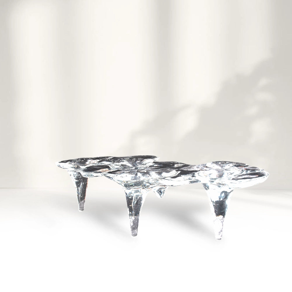 Water Shape Acrylic Coffee Table