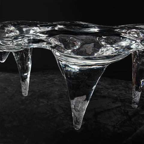 Water Shape Acrylic Coffee Table