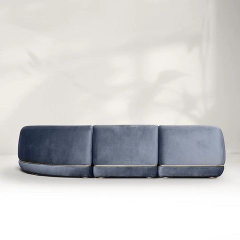 Xenon Blue Sectional Sofa