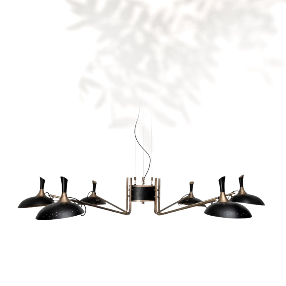 Abbey Suspension Brass Lamp