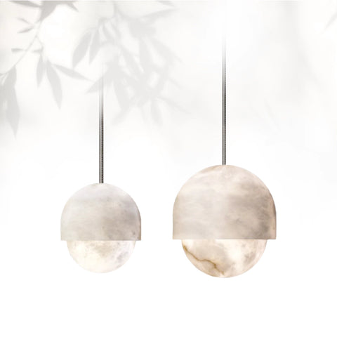 Alabaster Art Nice Pendant Light