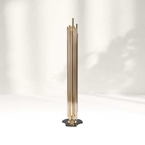 Brubeck Brass Floor Lamp