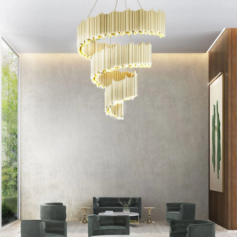 Brubeck Mid-century Modern Chandeliers