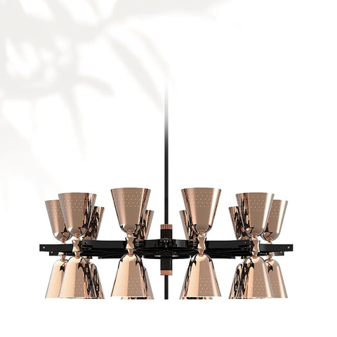 Charles Suspension Brass Lamp