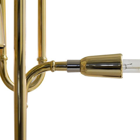 Clark Suspension Brass Lamp