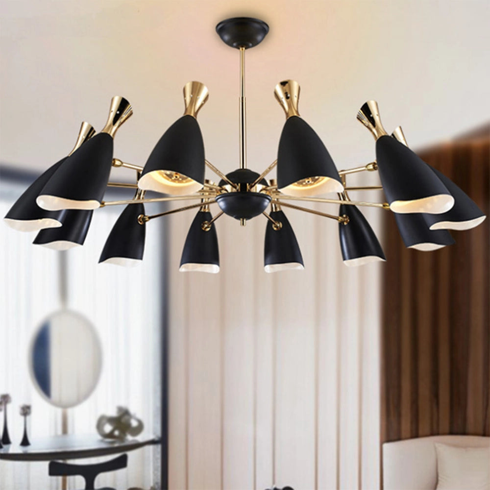 Duke Round Brass Modern Suspension Lamp