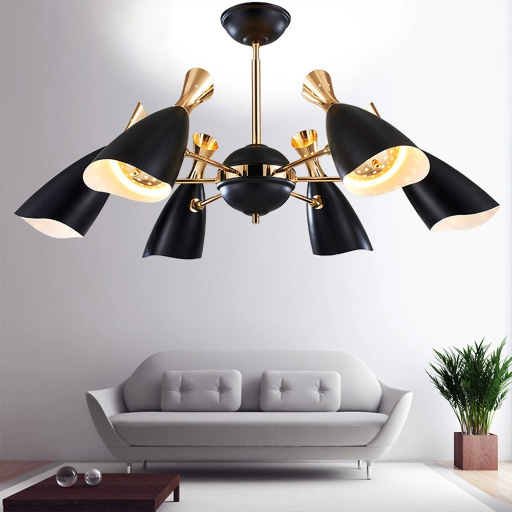 Duke Round Brass Modern Suspension Lamp