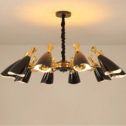 Duke Round Brass Modern Suspension Lamp