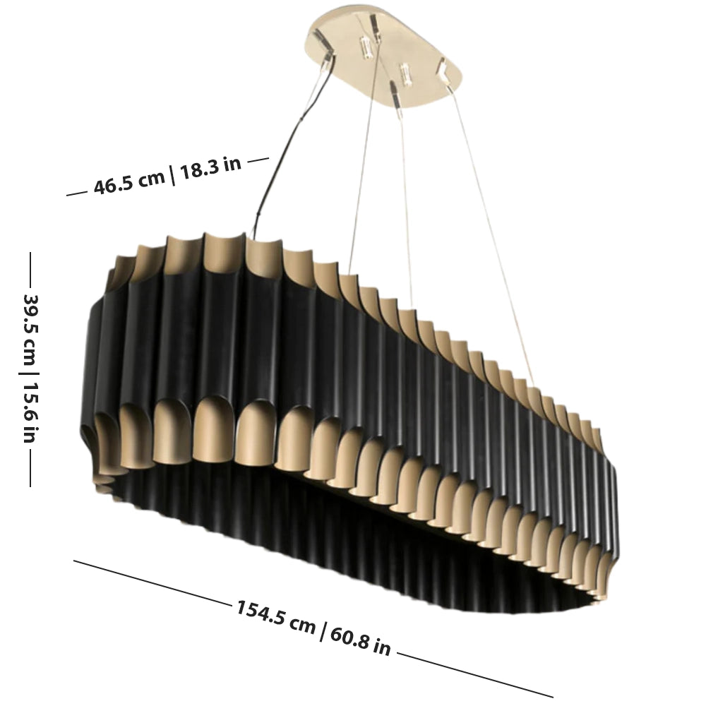 Galileo Snooker Modern Chandelier