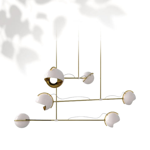 Laine Brass Modern Chandelier