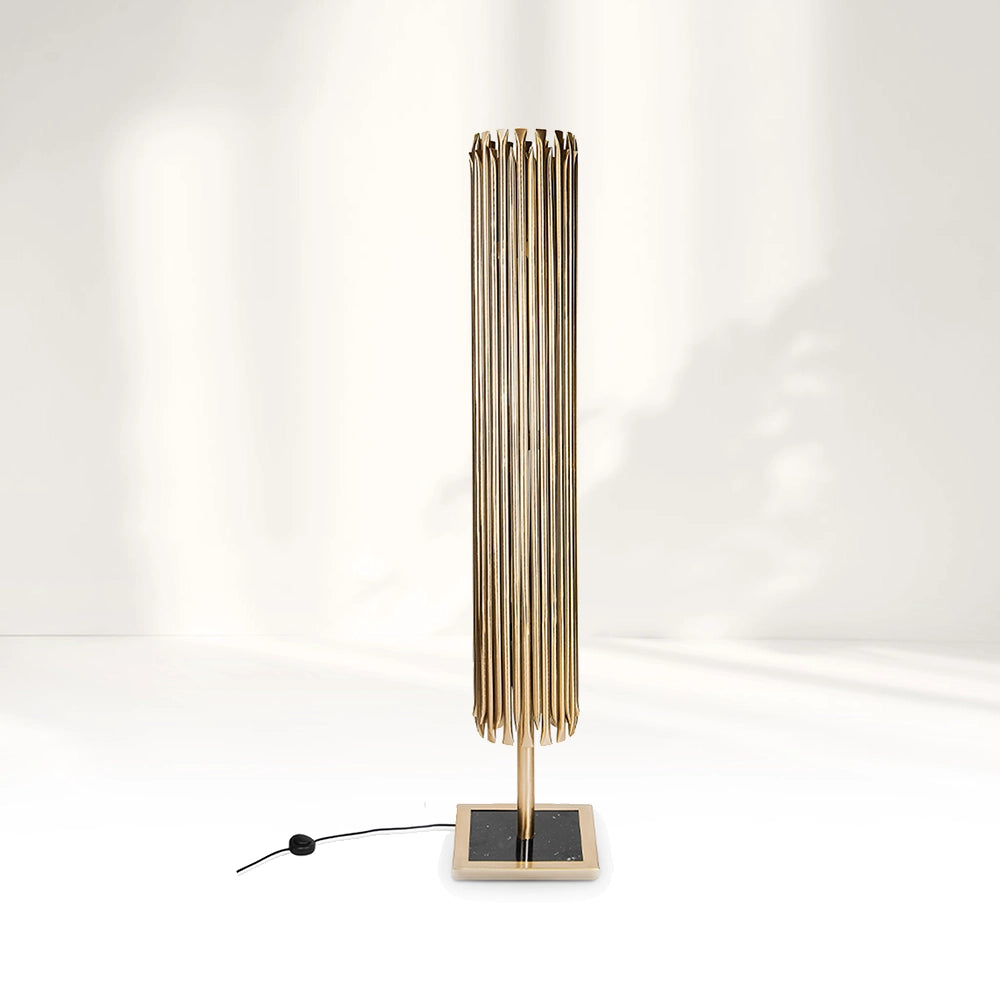 Matheny Brass Stilnovo Floor Lamp