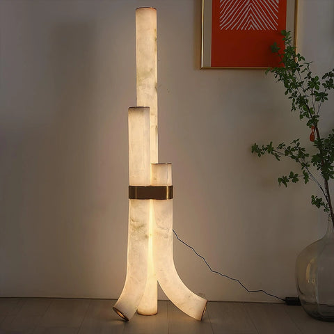 Nova Alabaster Floor Lamp