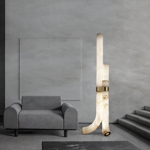 Nova Alabaster Floor Lamp