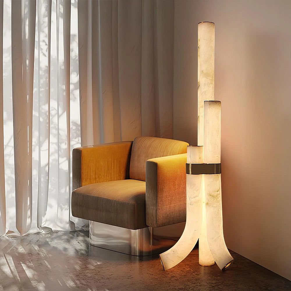 Nova Alabaster Floor Lamp