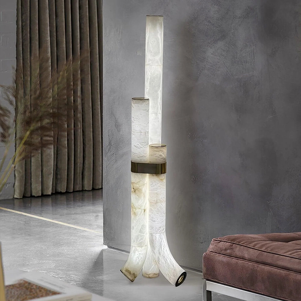 Nova Alabaster Floor Lamp