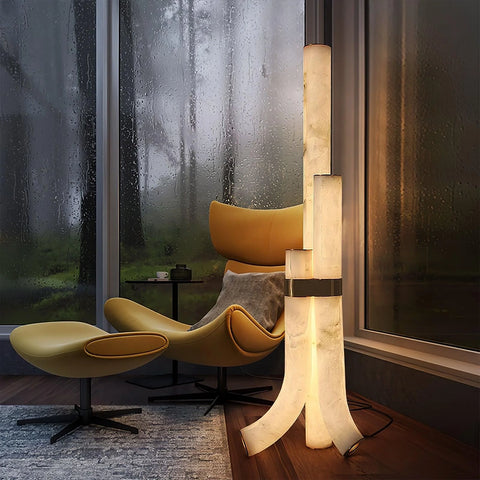 Nova Alabaster Floor Lamp