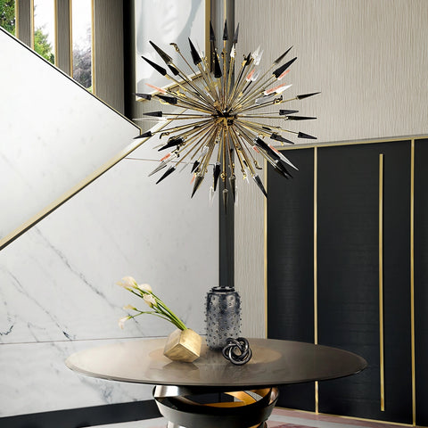 Outburst Brass Chandelier