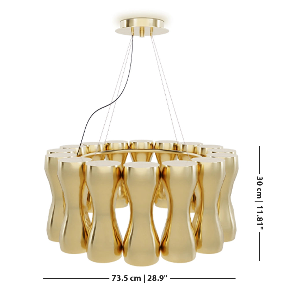 Skun Modern Round Chandelier