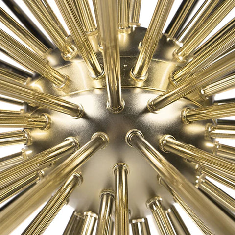 Supernova Modern Brass Chandelier