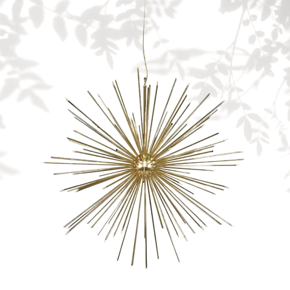 Supernova Modern Brass Chandelier