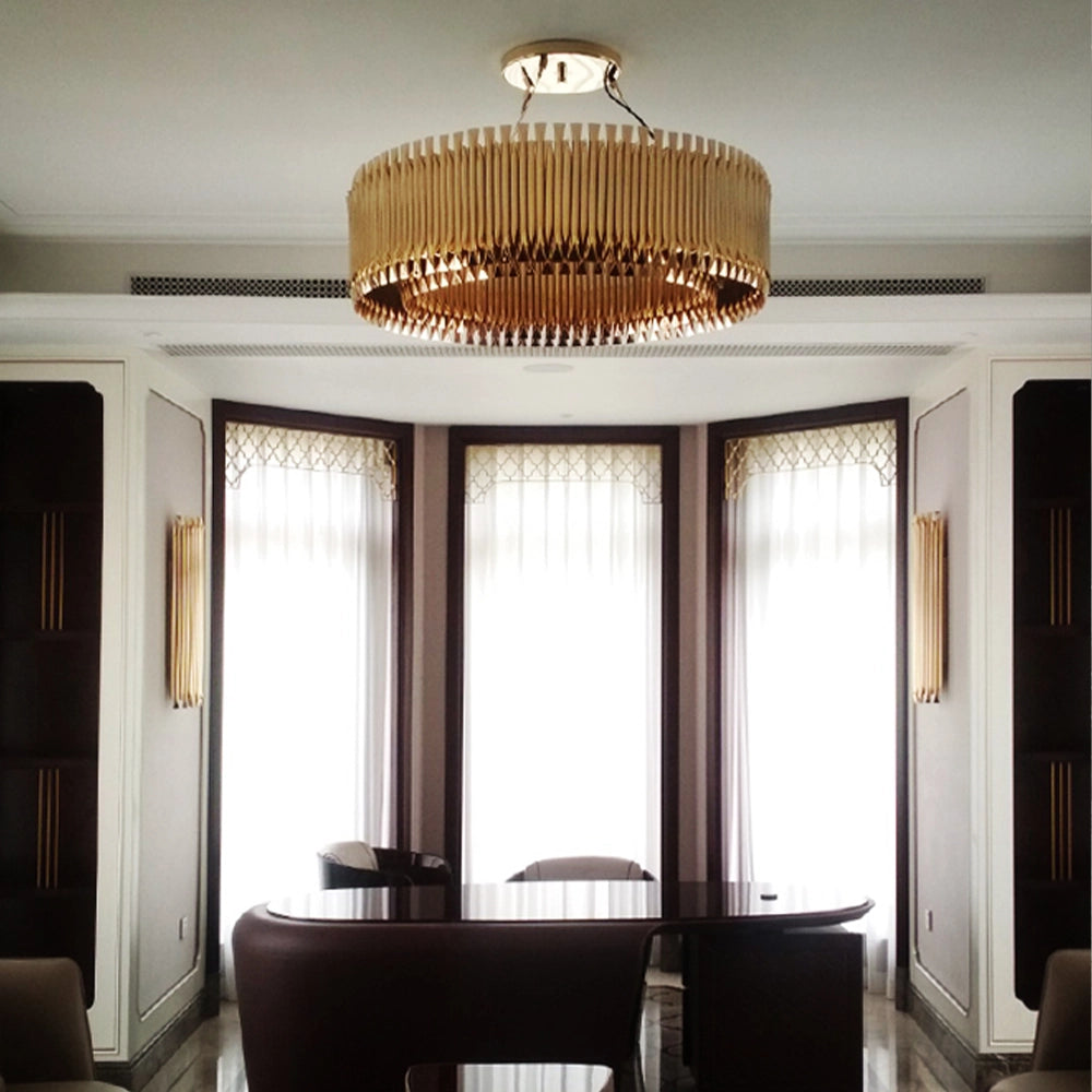 Yianshan Round Modern Chandelier