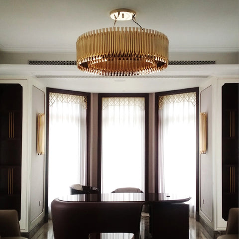 Yianshan Round Modern Chandelier