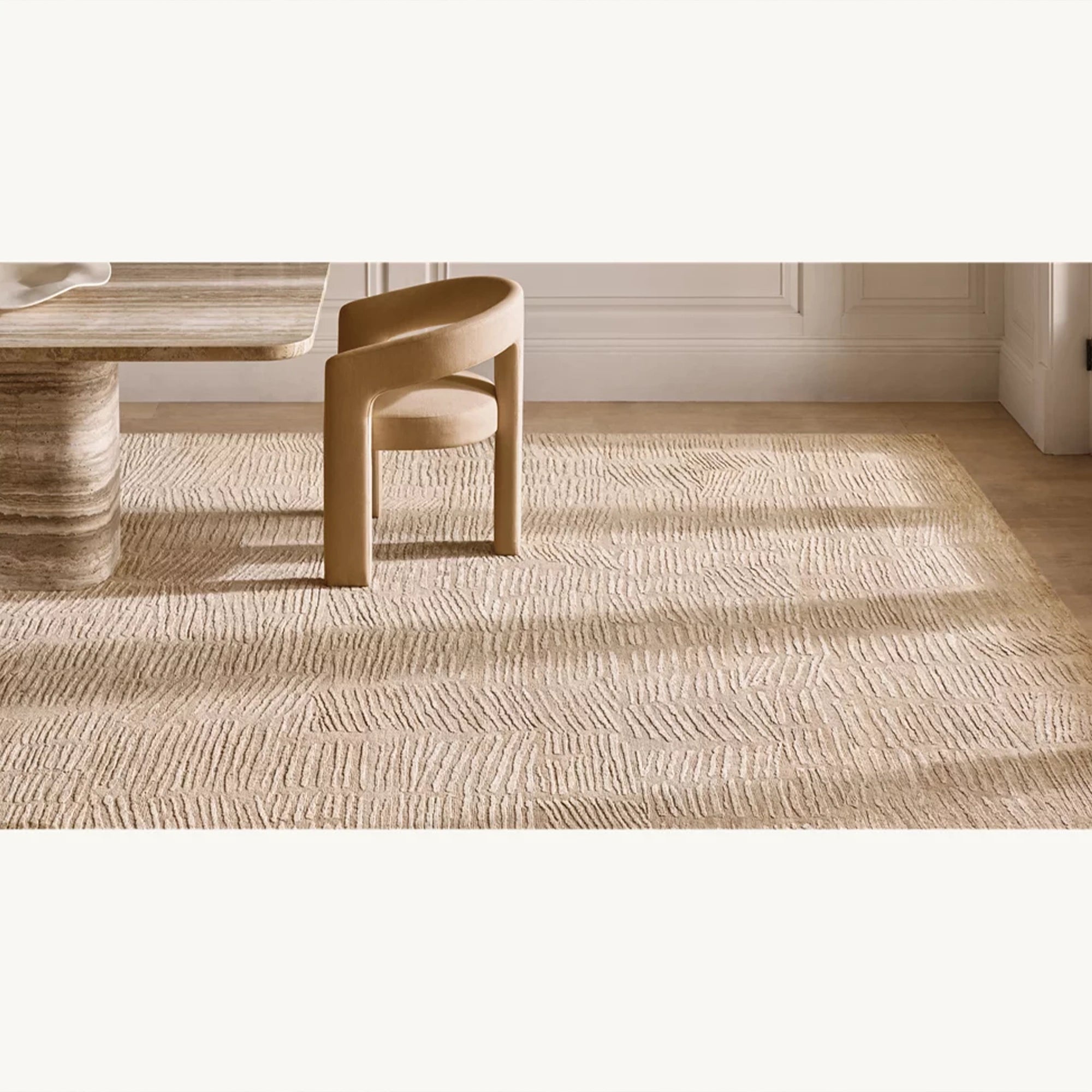 Arun Wool & Silk Hand-Knotted Rug