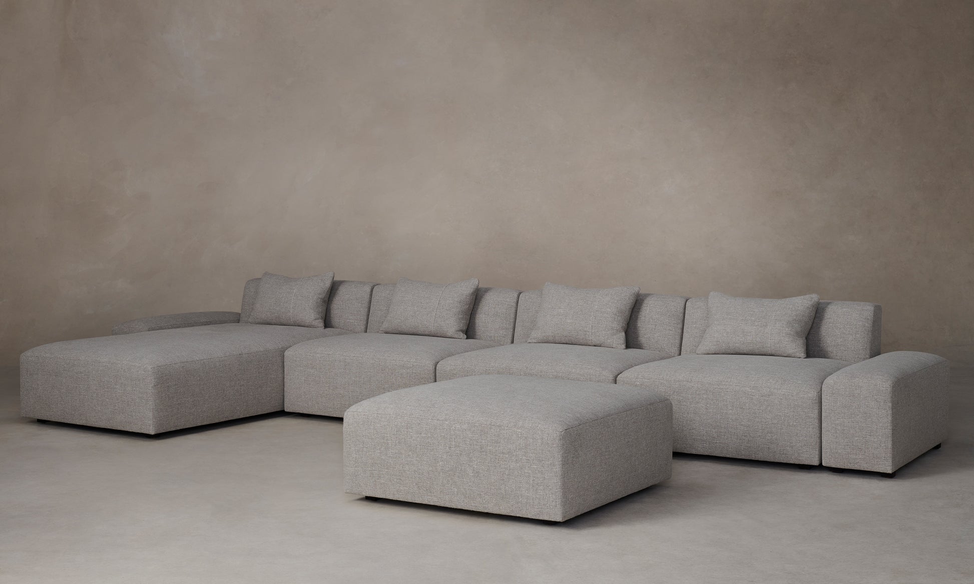 Brebery Modular Sectional Sofa - Belgian Linen Agate