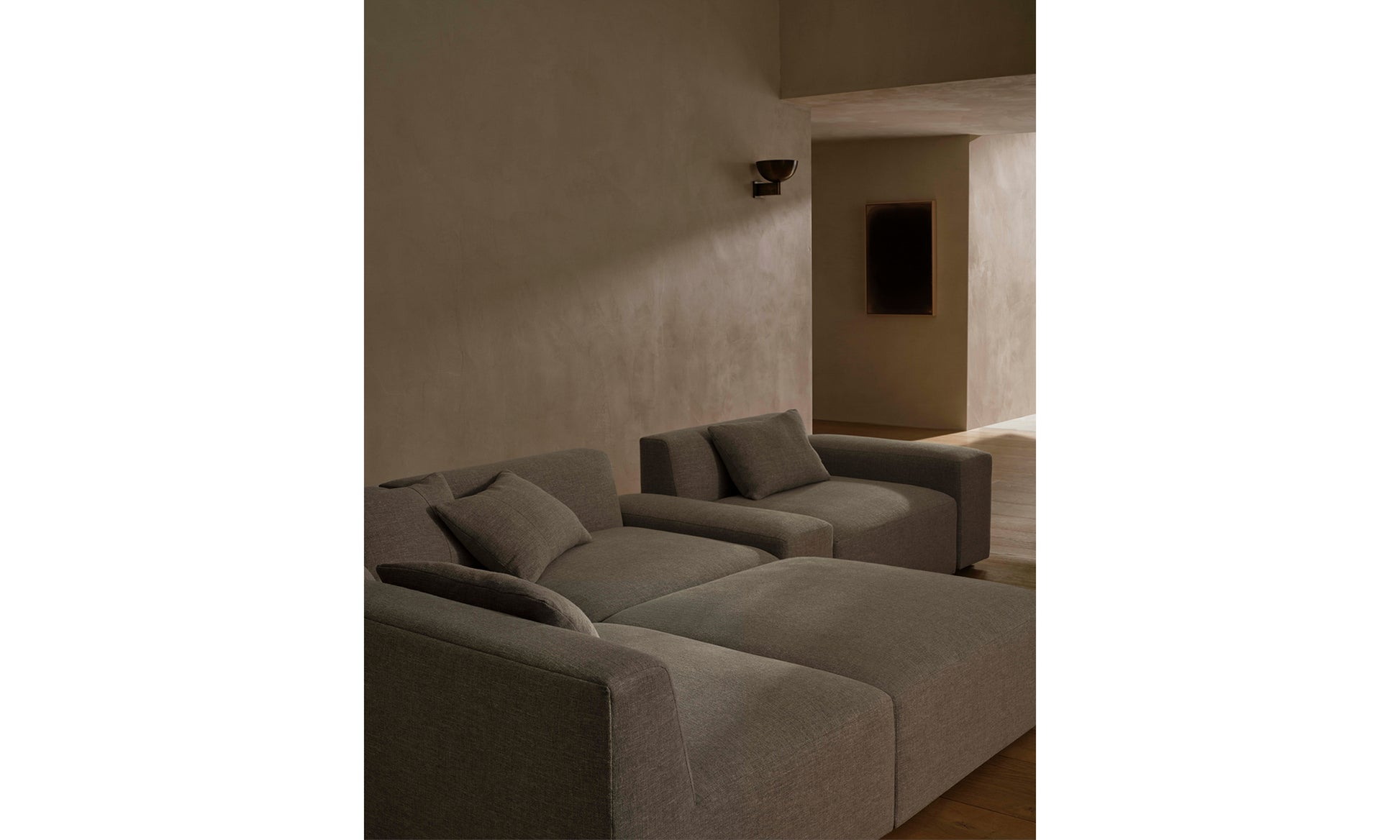 Brebery Modular Sectional Sofa - Belgian Linen Agate