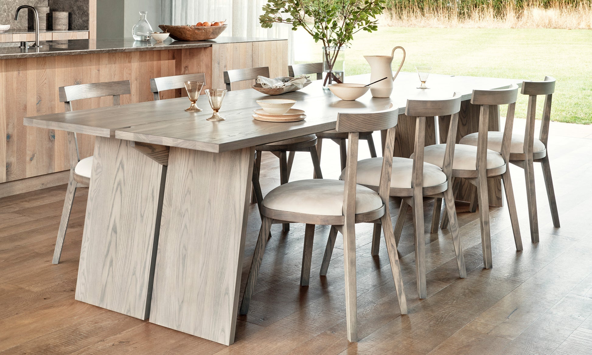 Carlisy Wood Dining Table