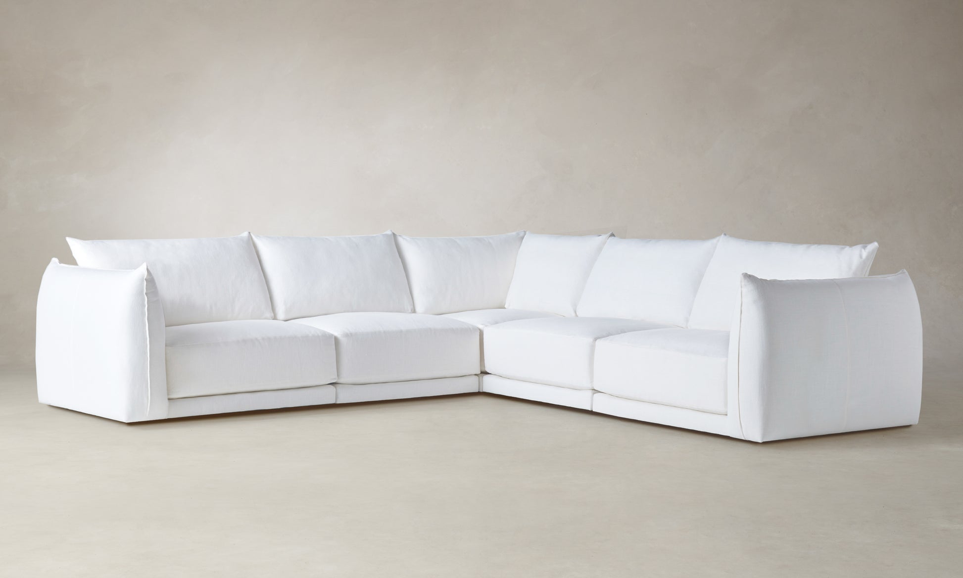 Jone Modular Sectional Sofa - Performance Textured Linen Bone