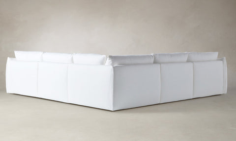 Jone Modular Sectional Sofa - Performance Textured Linen Bone