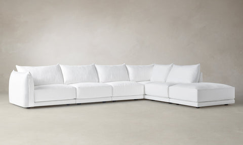 Jone Modular Sectional Sofa - Performance Textured Linen Bone