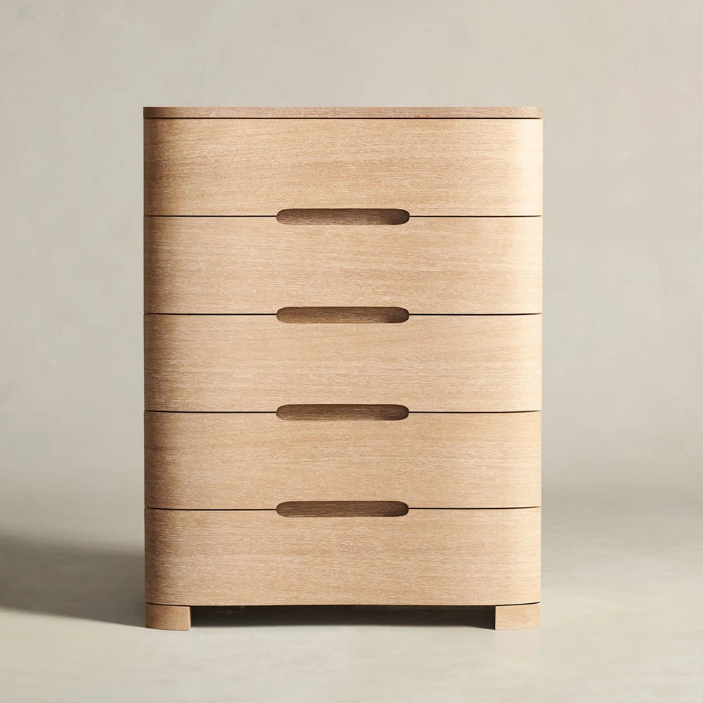 Rivington Wood 5-Drawer Dresser