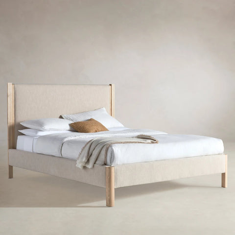 Thompson Performance Textured Linen Flax Bed