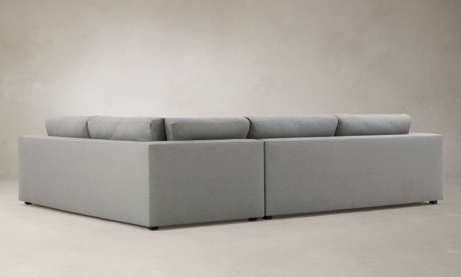 Tarick Sectional Sofa - Performance Melange Weave Night