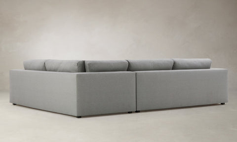 Tarick Sectional Sofa - Performance Melange Weave Night