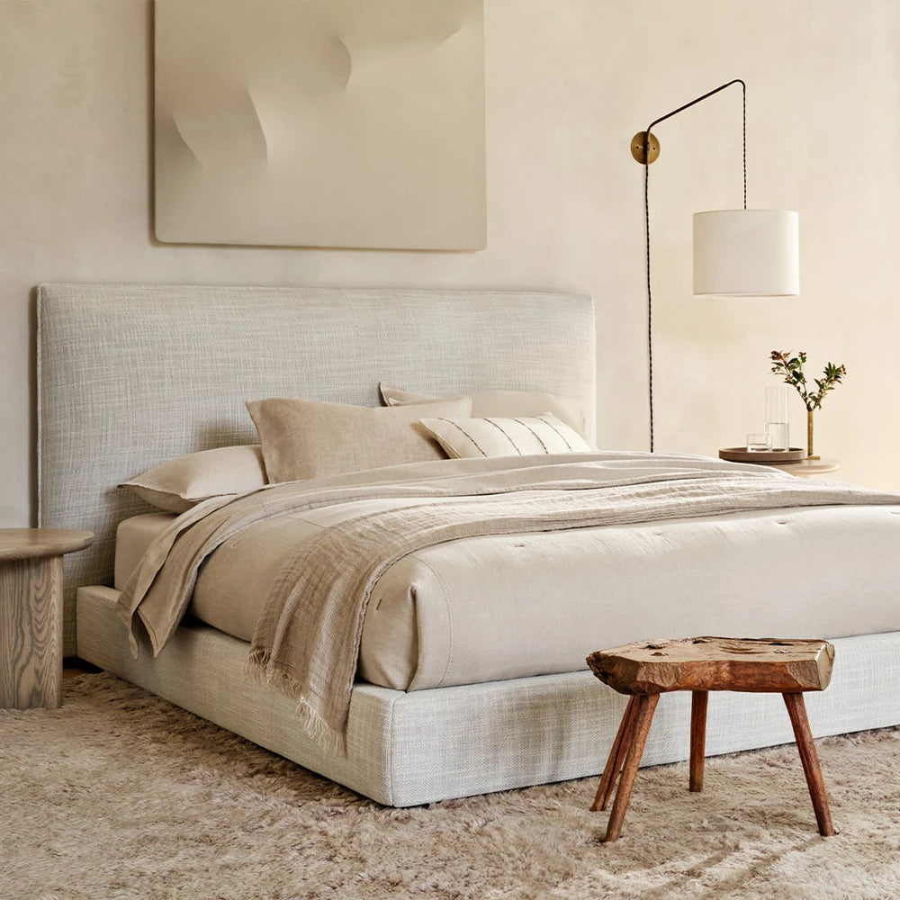 Wythe Performance Linen Oyster Bed