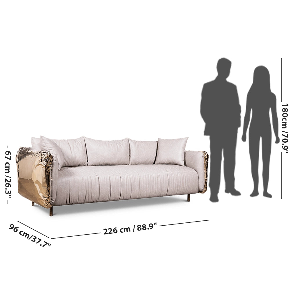 Boca Imperfectio Modern Long Sofa