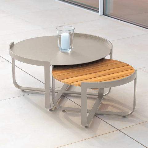 ALEX Corner Group Set with Aluminium Frame in Latte